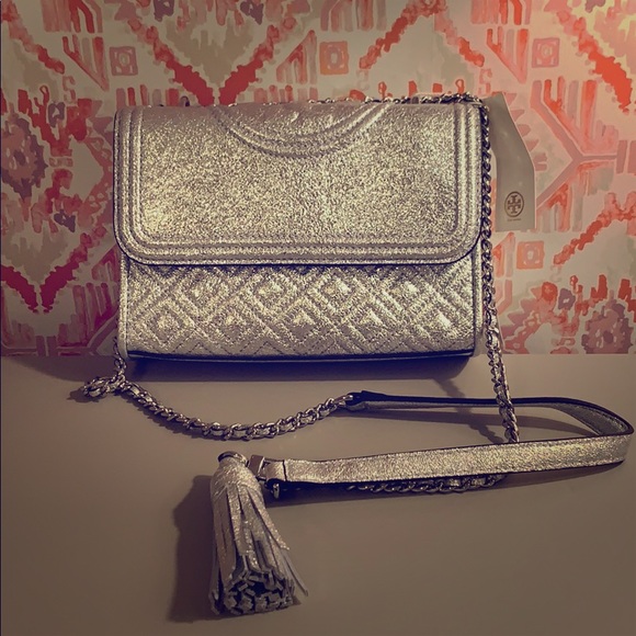 Tory Burch Handbags - Tory Burch Fleming Small Convertible Shoulder Bag